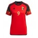 België Romelu Lukaku #9 Voetbalkleding Thuisshirt Dames WK 2022 Korte Mouwen